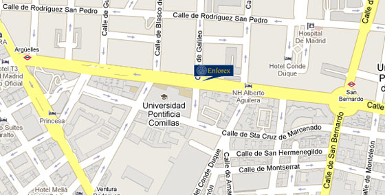 Mapa de enforex